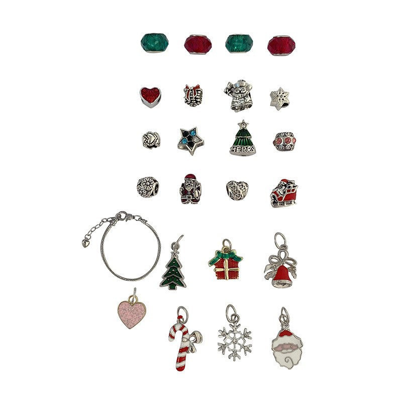 Amazon Countdown 24 Calendar Advent Surprise Blind Box DIY Creative Combination Christmas Bracelet Set